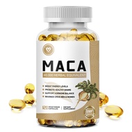 Maca Root Capsules For Natural Energy Booster Enhance Stamina Balance Hormone Levels