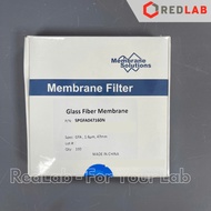 47mm fiberglass filter MEMBRANE SOLUTIONS filter hole GFC 1.2um / GFA 1.6um, glass fiber membrane (b