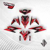 Decal Sticker / Stiker Vario Techno 110 Karbu 2009 2010 2011 2012 3