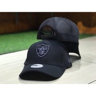 Raiders Black Trucker Cap  🥏