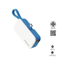แบตเตอรี่สำรอง MOMAX 1-Power Mini 5000mAh Bulit-in foldable USB-C connector Battery pack