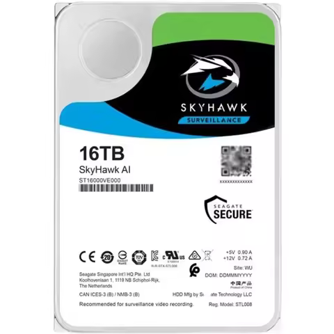 Used skyHawk 10tb 16tb Mechanical Hard Drive SATA 3.5 HDD with Wholesale Price for NVR Desktop Compu