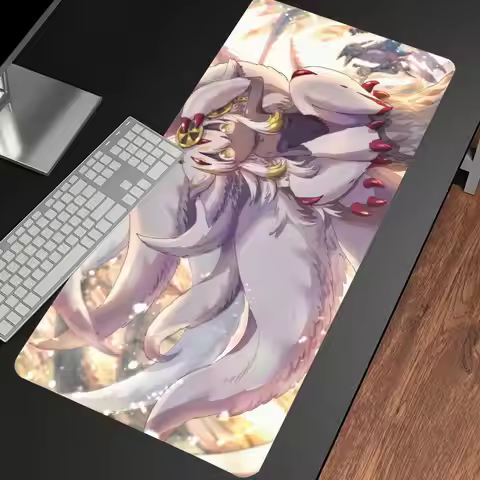 Large Mouse Pad Cartoon Made in Abyss Mousepad Keyboard Desk Mat XXL Game Rubber No-slip Mouse Mat G