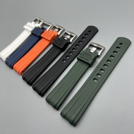 "007 Series Omega Seamaster Professional 300M Black/Grey Silicone Watch Band - Waterproof & Quick-Re