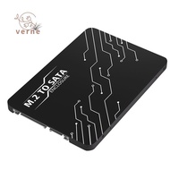 M.2 Adapter to 2.5 SATA Enclosure, B & M Key SATA Black Support 2230 2242 2260 2280
