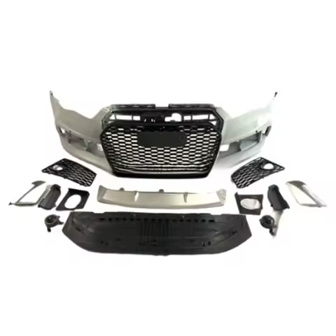 For Audi A6 C7 2016 2017 2018 RS6 Front Bumper Kits A6 Bodykit Upgrade Replacement Wide Full Body Ki
