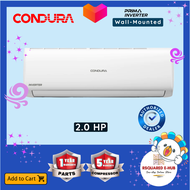 Condura Prima Inverter Split Type Wall-Mounted Air Conditioner Smart Cooling Silver Ion Filter High EER R32 Aircon 2.0HP