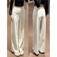 Free Shipping Taiwan Shipping Summer Wide-Leg Pants Women Off-White Casual Wide-Leg Pants Women Summ