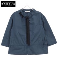 S max Mara [Timeless] 尼龍鑲鑽蝴蝶結短上衣，40碼