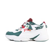 Fila Hidden Tape 9 Women's Sports Casual Shoes Comfortable Thick-Soled Old Christmas White Green [5-