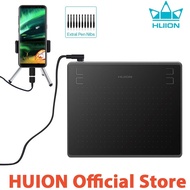 Ready Stock HUION HS64 Digital Graphics Drawing Tablets Android Support with Battery-Free Stylus For