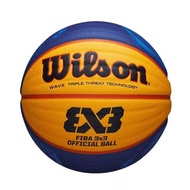 Wilson Fiba 3x3 Game Basketball Indoor/ Outdoor Basketball Rubber Material Size 7 - WTB0533XB SS