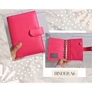 GLOSSY PLAIN BINDER A6 Ring 6