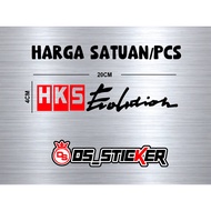 Hks evolution sticker