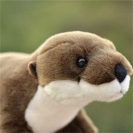 Tobie Otter Plush Toy Mainan Anak Ulang Tahun 46cm Hewan Manusia Hidup