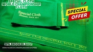 ผ้าสักหลาด รุ่น Special cloth สำหรับโต๊ะสนุกเกอร์ ขนาด 10 ฟุต พร้อมผ้าชิ่งครบชุด