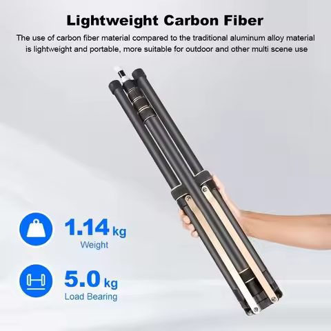 Soonpho 2m&2.7m Carbon Light Stand Tripod LS255C LS285C Carbon Fiber/Aluminum Light Stand for Photog