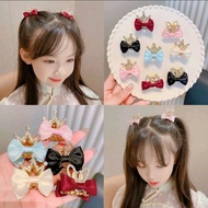 Mini Children's Hair Accessories Ribbon Clips (Mini Crown Ribbon Clips Code)