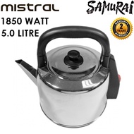 MISTRAL 5.0 LITRE ELECTRIC KETTLE (STAINLESS STEEL) MEK500
