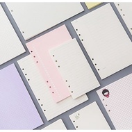 A5 Notebook Refill Note Paper Colored