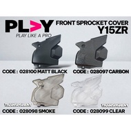 Y15 Y15ZR Y16 Y16ZR FRONT SPROCKET COVER MATT BLACK MATT GREY CARBON TYRE