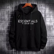 ESSENTIALS Premium Men's Hoodie Sweater Full Hantag Cotton Thick Soft
