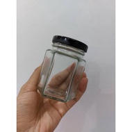 Botol kaca 100ml with penutup 30 pcs