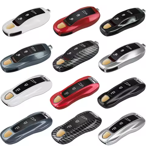 Car Remote Key Cover Shell Case Key Shell Protective Cover Accessories For Porsche Cayenne Macan Par
