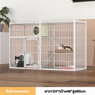 Lovepet กรงน้องแมว กรงสุนัขขนาดใหญ่ Pet Cage ประกอบง่าย กรงเเมวขนาดใหญ่ กรงสุนัขขนาดใหญ่ กรงแมวแบบคอนโด คอนโดแมว