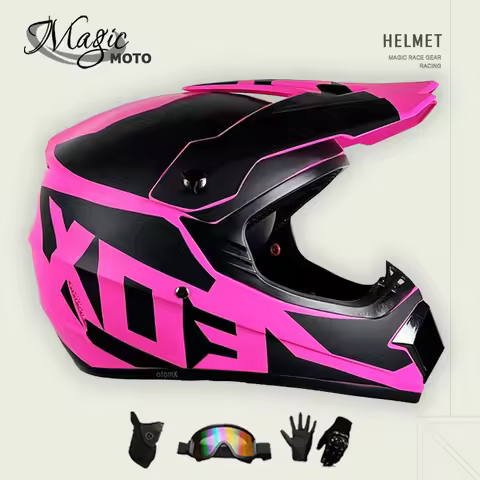DOT Certified Youth & Kids Dirt Bike / Karting Safety Helmet - Rugged Protection