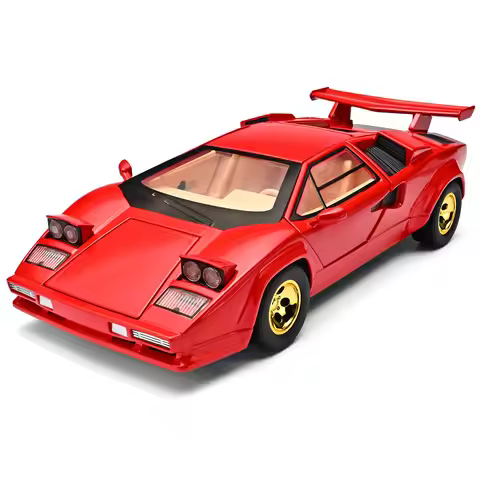 Spray 1:24 Countach LP500S Supercar Alloy Metal Diecast Model Car Simulation Vehicle Home Trendy Orn