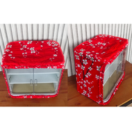 (SARUNG SAJA ) Tudung Saji Rak Susun Makanan/Lemari Susun Penyimpan Makanan Tingkat 3 By Shafiyyah.s