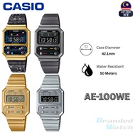 CASIO VINTAGE SERIES A100WE-1A  A100WEG-9A  A100WEGG-1A MEN QUARTZ WATCH