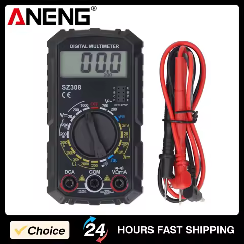 ANENG SZ308 Digital Multimeter Portable Mini Voltage Current Tester Multifunctional Multimeter Repai