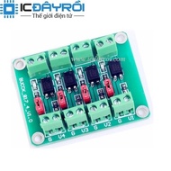 PC817 opto isolated 4-channel voltage conversion Module