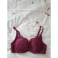 Si bra size 65/70 A plain purple with lace