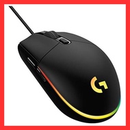 Logicool G Gaming Mouse G203 Wireless Gaming Mouse USB Connection G203-BK Lightweight 85g LIGHTSYNC 