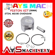Ms180 38mm Piston Set For Stihl Chainsaw / Ms180 Piston Kits Set Chainsaw Spare Part