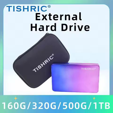 TISHRIC HDD 2.5Inch 160GB 320GB 500GB 1TB External Hard Drive USB3.0 Storage HDD Hard Disk Compatibl