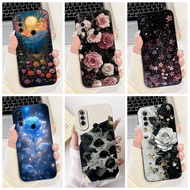 Casing For Huawei Y6P 2020 Case MED-LX9N ART-L29 New Fashion Flower Pattern Soft Cover For Huawei En
