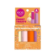 eos Super Soft Shea Lip Balm Sticks - Sweet Treats Variety Pack | Lip Moisturizer | 4 Lip Balms, Mar