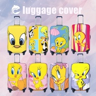 Dragonchenf 【In Stock】 Tweety Bird Luggage Cover Washable Suitcase Protector Anti-scratch Suitcase c
