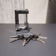 [FGH LJKHGHFDV 126] Anti Cut High Security Lock/Stainless Steel Burglar Padlock Security Safety Lock