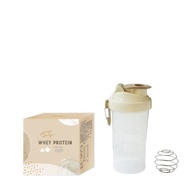奶香好評推薦組-香濃奶茶乳清蛋白-盒裝12入+奶油白搖搖杯 好滋好