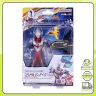 Original Bandai Ultra Action Figure Ultraman Tiga Multi Type GUTS Wing Set Articulated Toy