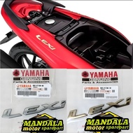 3D LOGO EMBLEM RAISED EMBLEM LEXI 125 SILVER AND GOLD YAMAHA B3F-F173B 00/ 10 UNITS