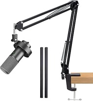 For Fifine K688 Boom Arm - Adjustable Microphone Arm with Cable Management, Mic Arm with 3/8'' to 5/