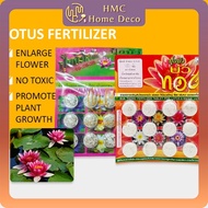 THAILAND FERTILIZER FOR LOTUS & WATER LILY ( 12 TABLETS ) BAJA TUMBUHAN AIR N-P-K 9-23-20