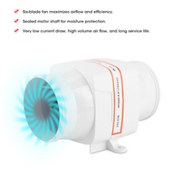 soyoung YOUTHINK Inline Air Blower Car Motor Fan Voltage 12V 6 Blade Move 270 CFM Engine Efficiency 