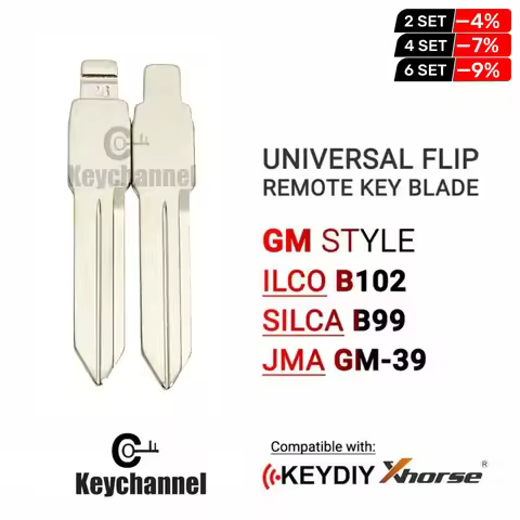 10pcs 26# KD VVDI Flip Remote Key Blade GM Type B102 GM-39 For Chevrolet Trailblazer Sail Buick Cent